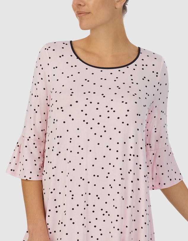 Kate Spade - Modal Jersey 3/4 Sleeve Short Sleepshirt Nightgown
