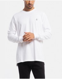 Stock & Co. - Stock & Co Anchor Embroidery Long Sleeve Tee