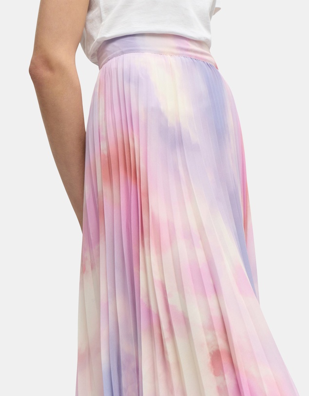 BOSS - Printed Plissé Skirt