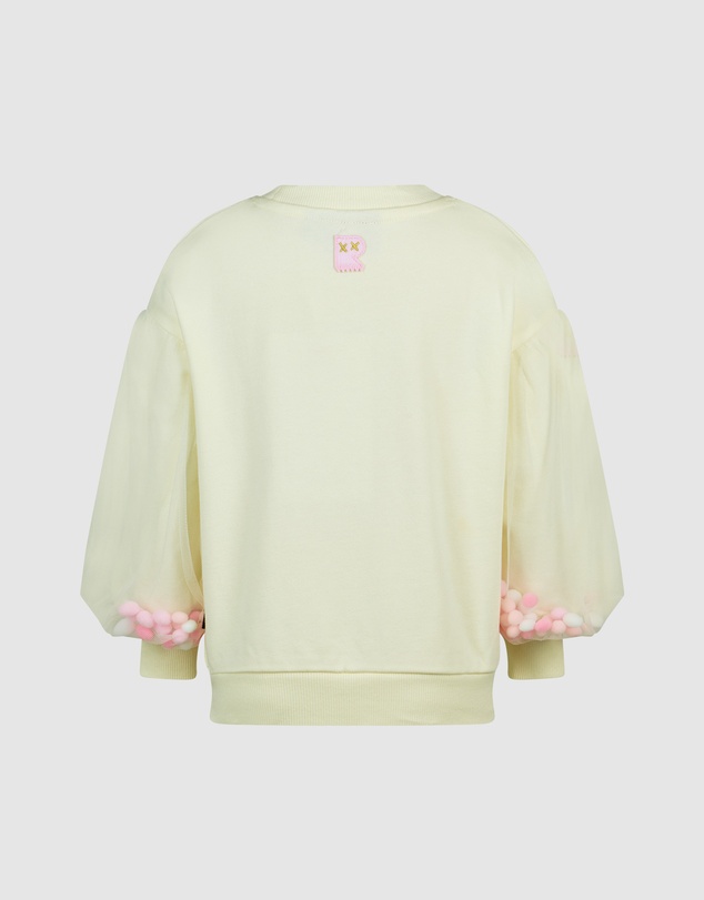 Rock Your Kid - Disney Thumper Pom Pom Sweatshirt in Cream