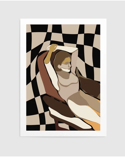 Olive et Oriel - KH Studio - A Sitting Place for a Passenger - Not In Love by Karla Hyman Art Print