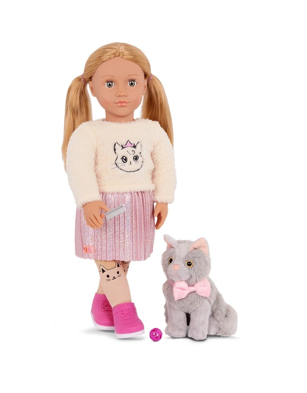 Our Generation - Our Generation Doll with Pet Kitten, Sheela & Sammy