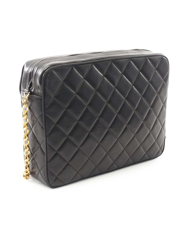 Pre-Loved by Azura Reborn - Pre-Loved CC Quilted Lambskin Tassel Flap Camera Bag