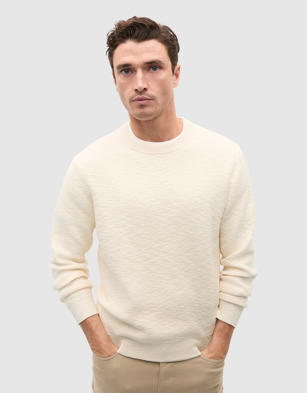 Seed Heritage - Slub Yarn Crew Neck Knit