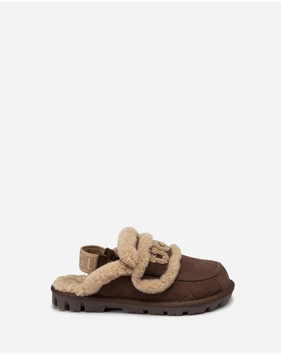 Ozwear Connection Uggs - UGG Violet Matelassé Shearling Slipper (Elastic Logo, Detachable Feature)