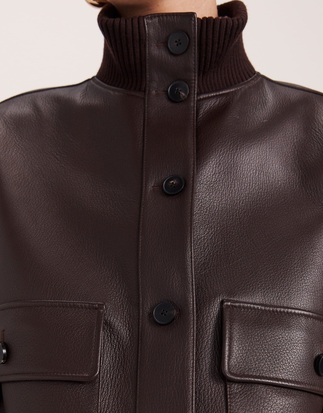 SABA - Elyse Leather Bomber
