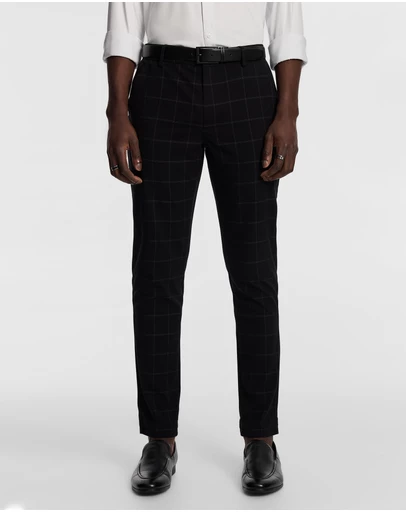 yd. - Loco Check Slim Chino