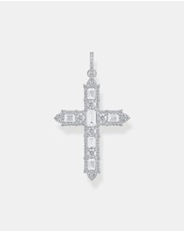 THOMAS SABO - Cross pendant with white zirconia