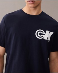 Calvin Klein Jeans - Sport Monogram Logo Graphic Classic T-Shirt
