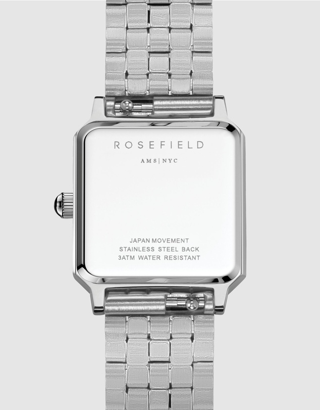 Rosefield - The Boxelle 24.5mm Silver-Tone Bracelet Watch