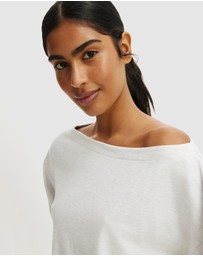 Cotton On Body - Dreamy Soft Boat Neck Long Sleeves