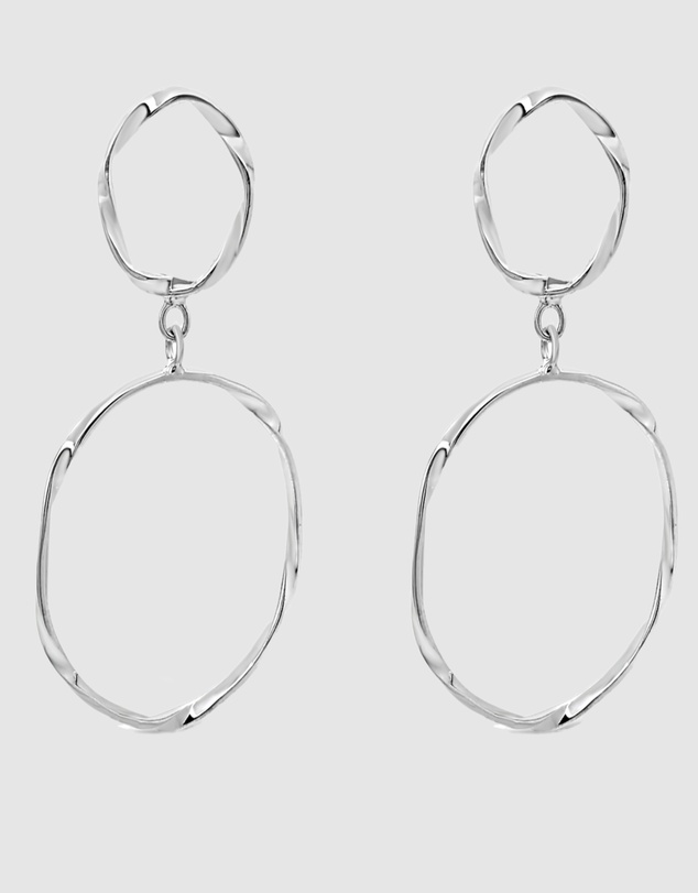 Ichu - Twisted Duo Drop Earrings