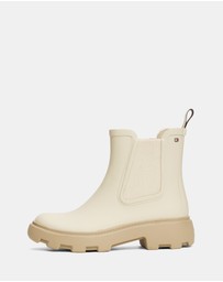 Tommy Hilfiger - Rubber Flag Cleated Rainboots - Women's