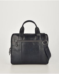 Cobb & Co - Turner Leather Laptop Satchel