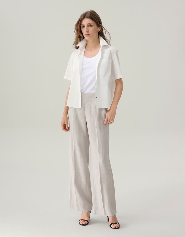 IDA+S - Claire Cotton Button Down Top