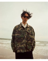 Found - Camouflage Twill Utility Cargo Jacket