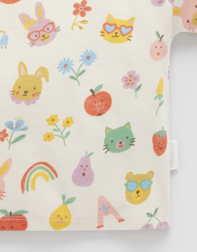 Purebaby - Friendship Relaxed Tee -Kids-Babies