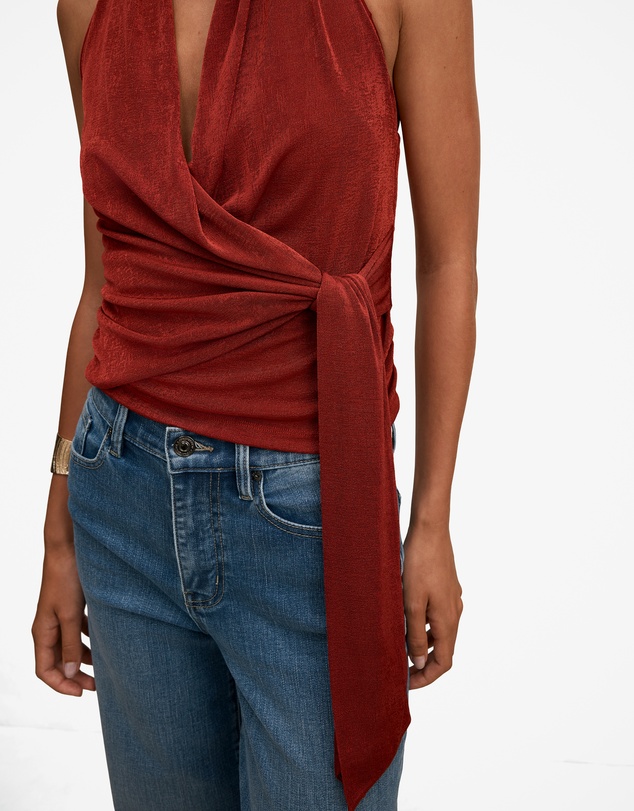 Forever New - Gianna Wrap Halter Neck Top