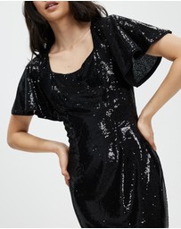 Pink Ruby - Treasure Collective Cap Sleeve Dess