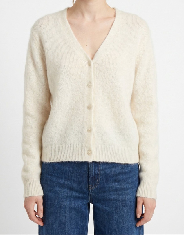 SILK MAGNOLIA - Cashmere, Silk, Wool Cardigan