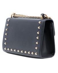 Pre-Loved by Azura Reborn - Pre-Loved Small Pearl Studded Leather Padlock Crossbody