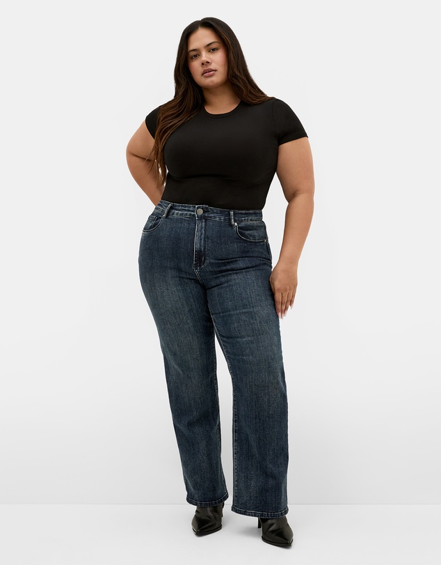 City Chic - Harley Fit Ivy Straight Leg Short Jean