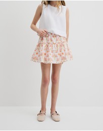 Country Road - Sunset Print Skirt