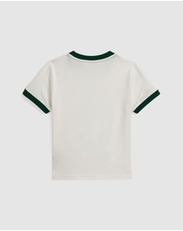 Polo Ralph Lauren - Polo Bear Cotton Ringer Tee - Babies-Kids