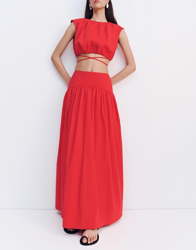 Shona Joy - Campbell Gathered Maxi Skirt