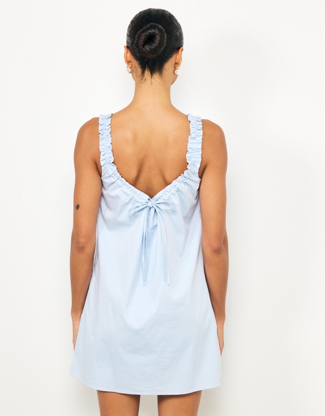 AERE - Vaila Cotton Mini Shift Dress
