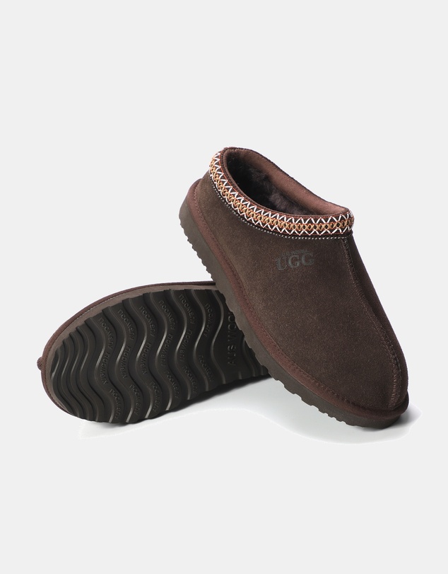 AusWooli Ugg Boots - Croydon Sheepskin Ankle Braid Slippers