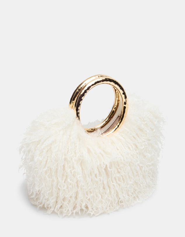 Steve Madden - BKova Cream Clutch Bag