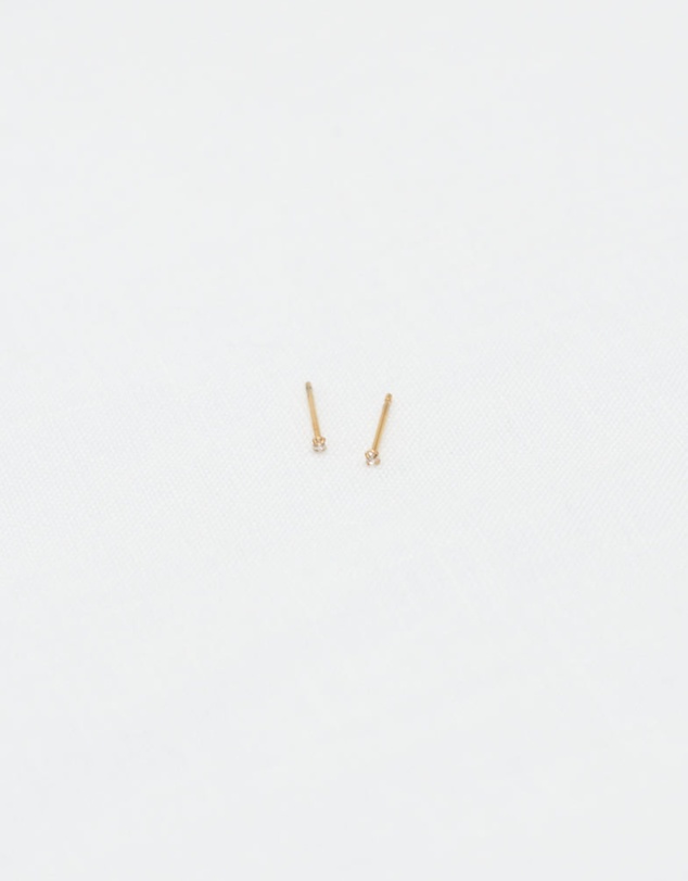 Style Addict - Extra Small Pin Diamante Earrings