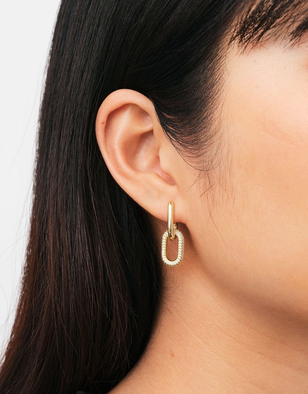 Daniel Wellington - Crystal Link Earrings