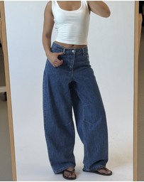 Dazie - Palma Mid Rise Barrel Jeans