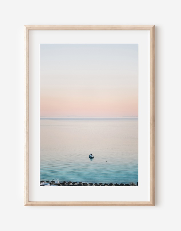 LEGGERA - Drifting in a Mykonos Sunset Print