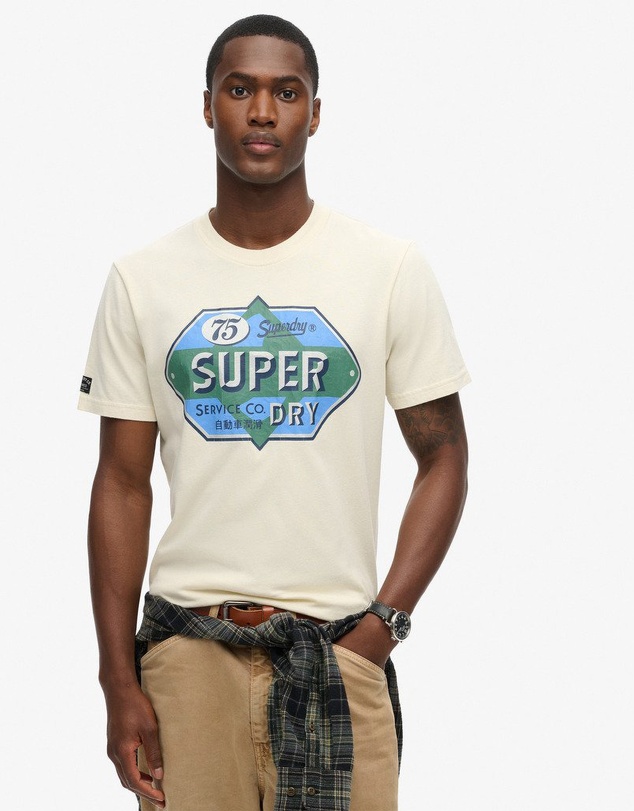 Superdry - Workwear Gasoline Graphic Tee