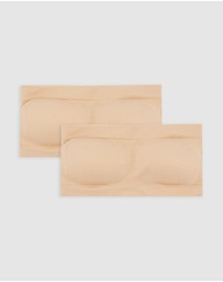 Ambra - 2 Pack Bare Essentials Recycled Nylon Padded Bandeau