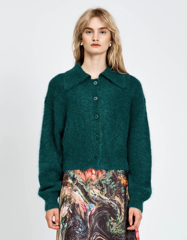 bul - Ruus Cardigan Green