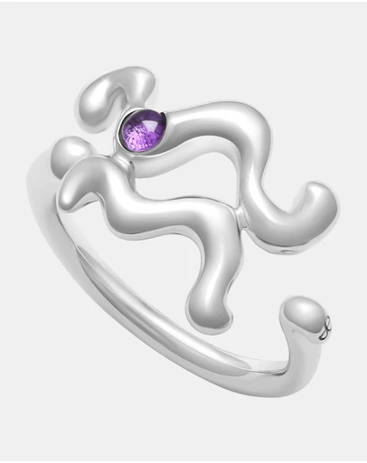 Graedance - Aquarius Amethyst Ring