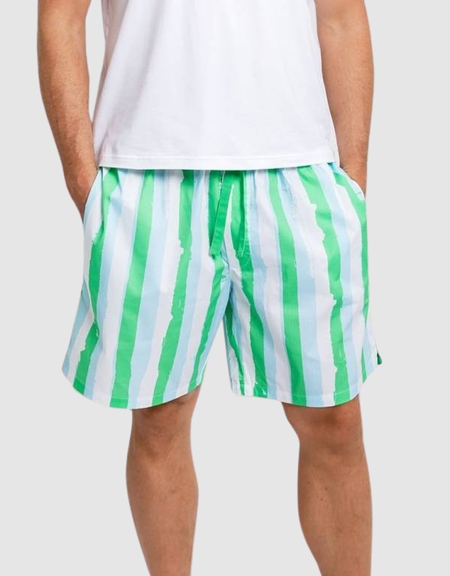 Sant And Abel - Men's Drawbertson Wild Stripes Sleep Shorts