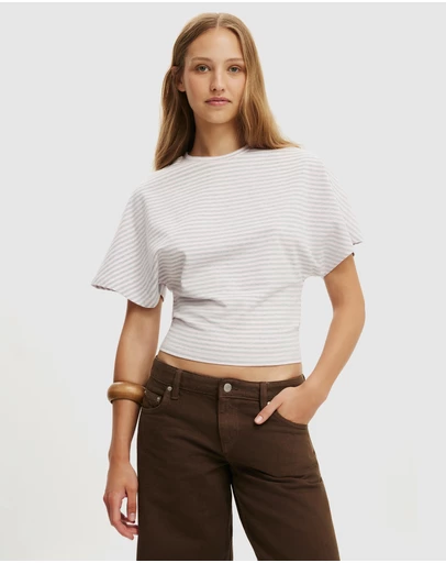 Cotton On - Blair Batwing Short Sleeve Tee