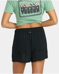 Volcom - Womens Stone Shine Elastic Waist Shorts