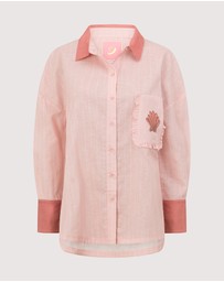 SMWR. by The Somewhere Co - Keepsakes Oversized Long Sleeve Shirt