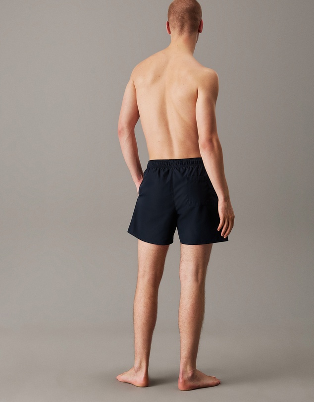 Calvin Klein - CK Monogram Medium Drawstring Swim Shorts