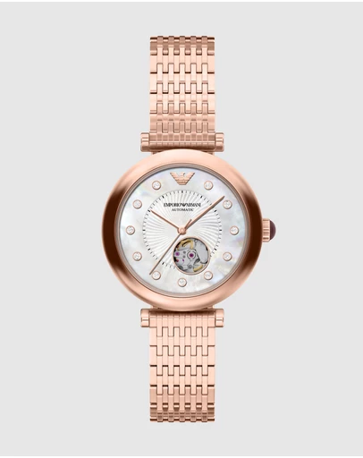 Emporio Armani - Rose Gold Analogue Watch