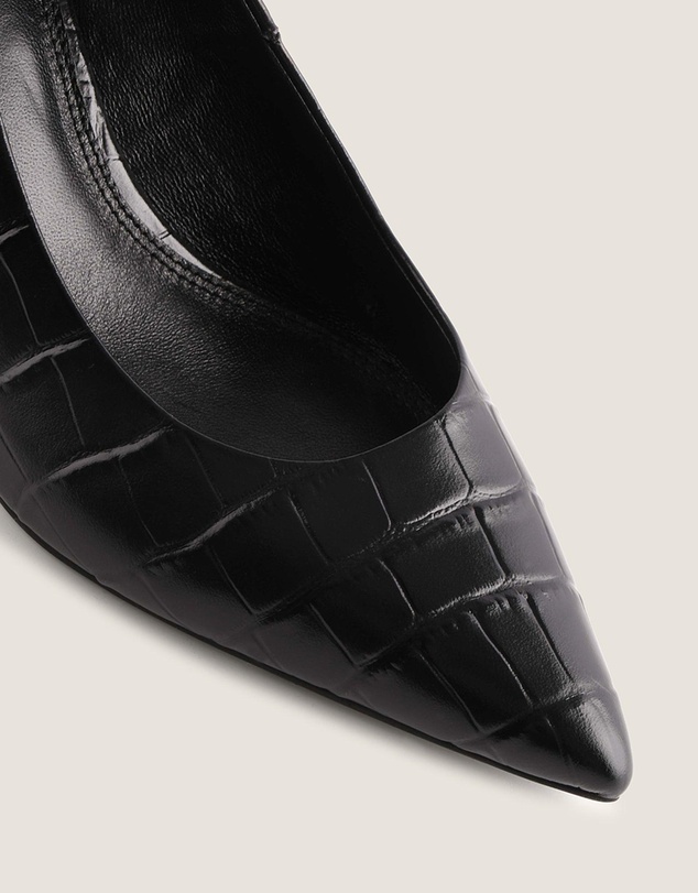 Shelly Shen - Brady High Heel Pumps Black Croc