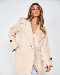 Esther & Co - Fireplace Coat - Cream