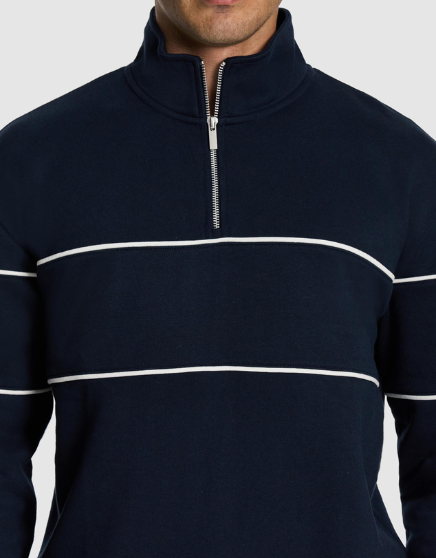 yd. - Battersea 1/4 Zip Sweatshirt