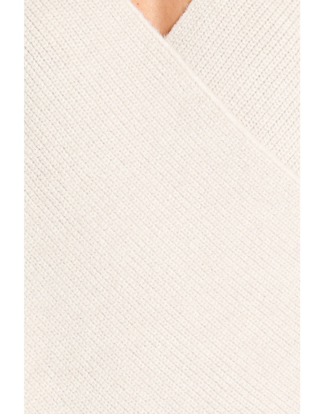 Petal & Pup - Stanton Oversized Wrap Sweater - Light Grey